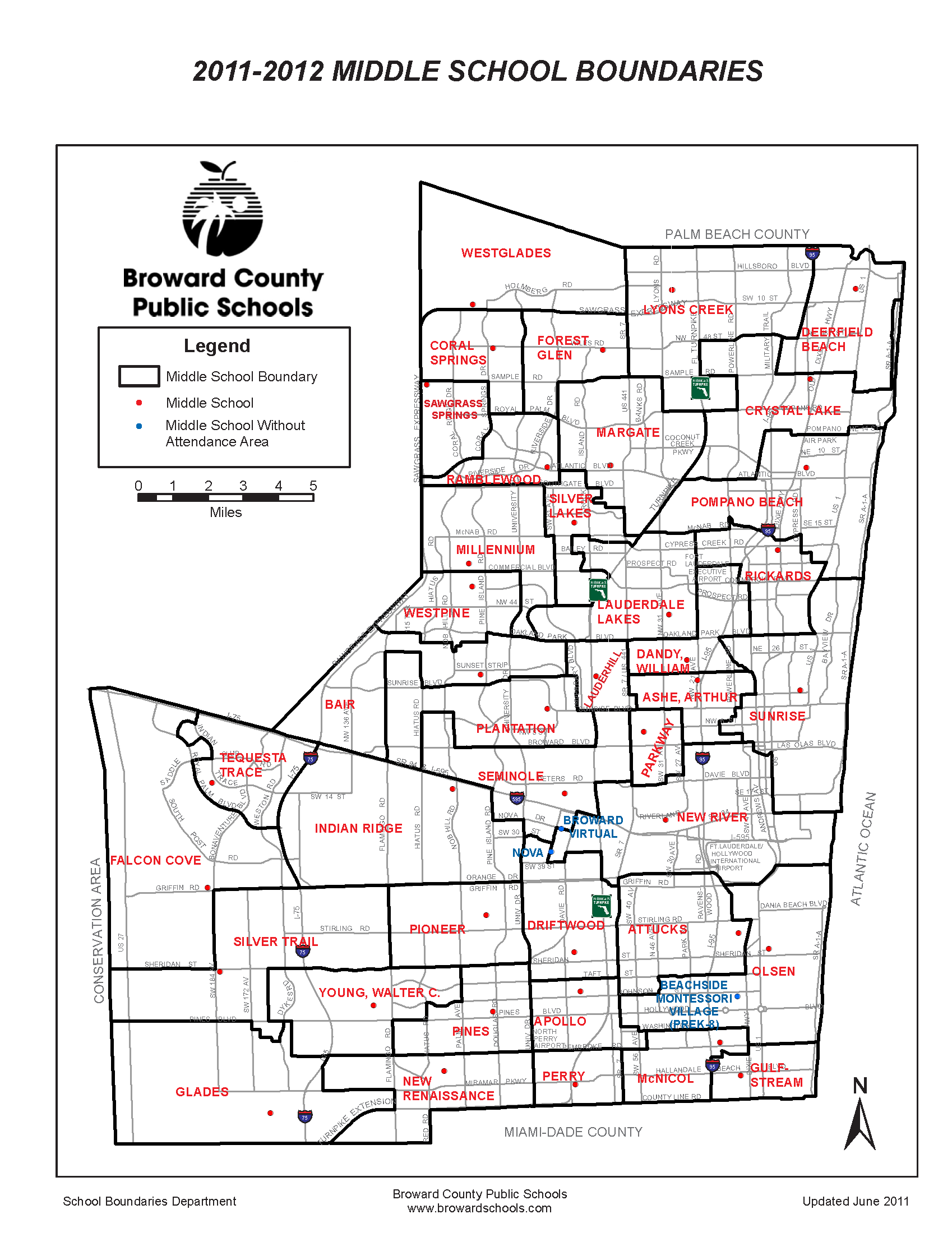 Middle School Boundaries